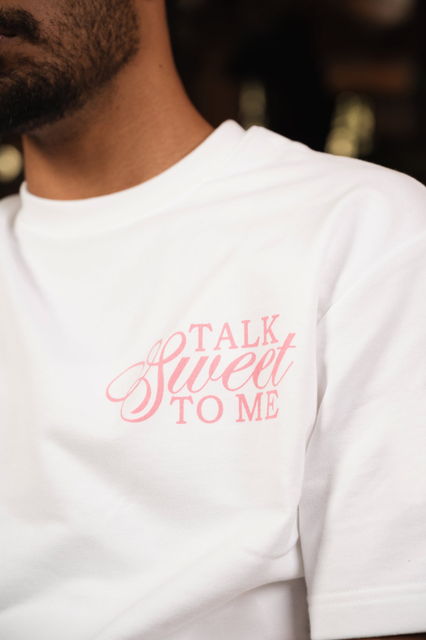 Talk Sweet To Me Tshirt In White