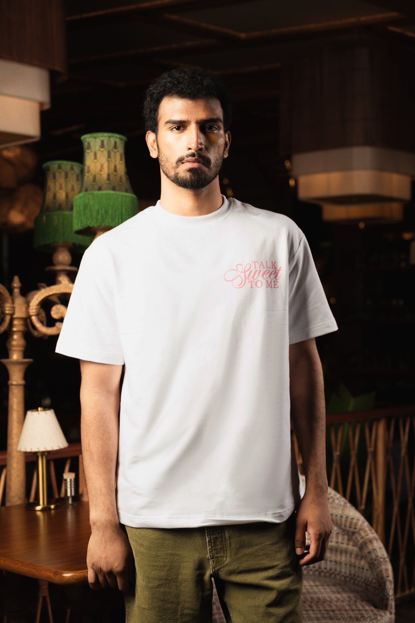 Talk Sweet To Me Tshirt In White