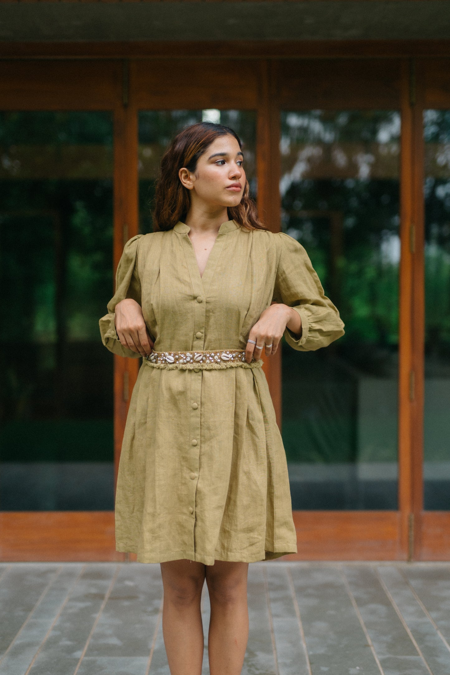 Boho shirt dress