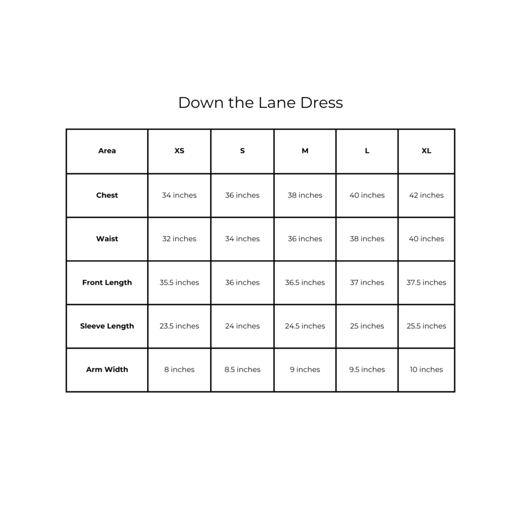 Down The Lane Dress