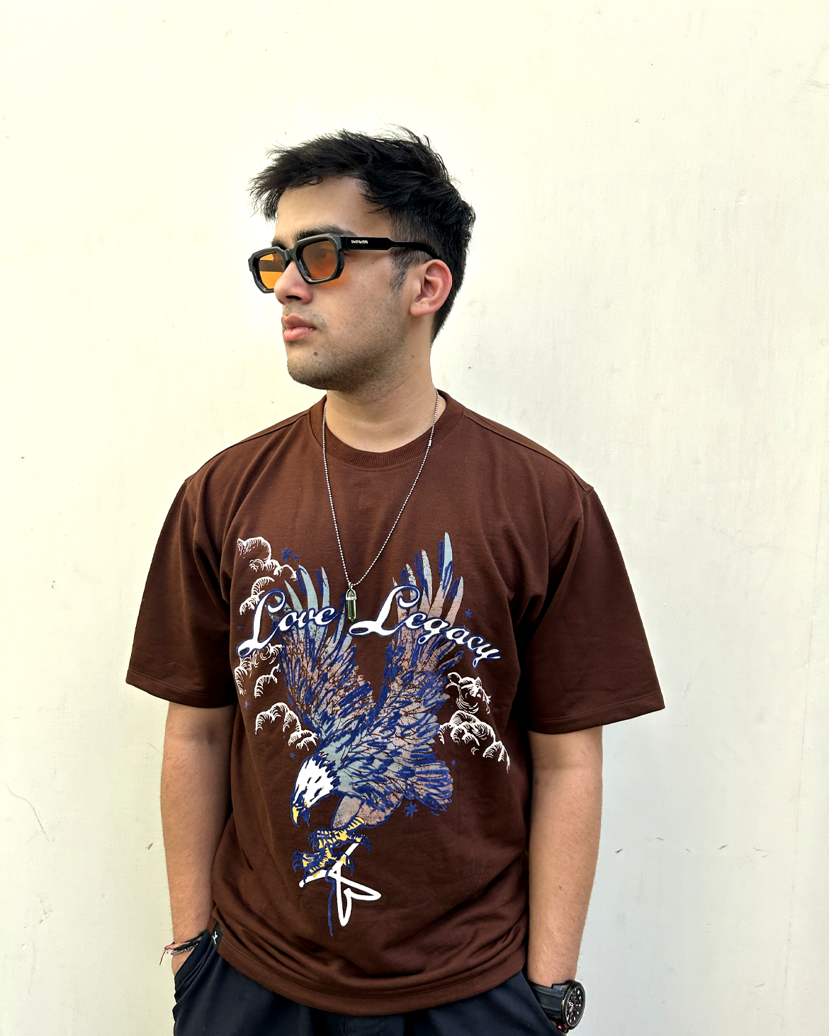 Unisex EAGLE TEE - COCOA