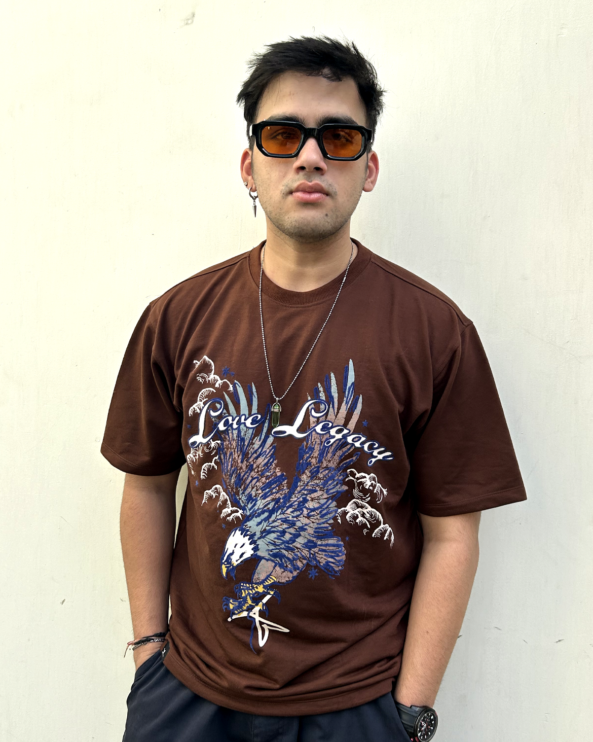 Unisex EAGLE TEE - COCOA