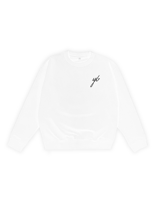 ESSENTIAL SWEATSHIRT IN WHITE (UNRELEASED)