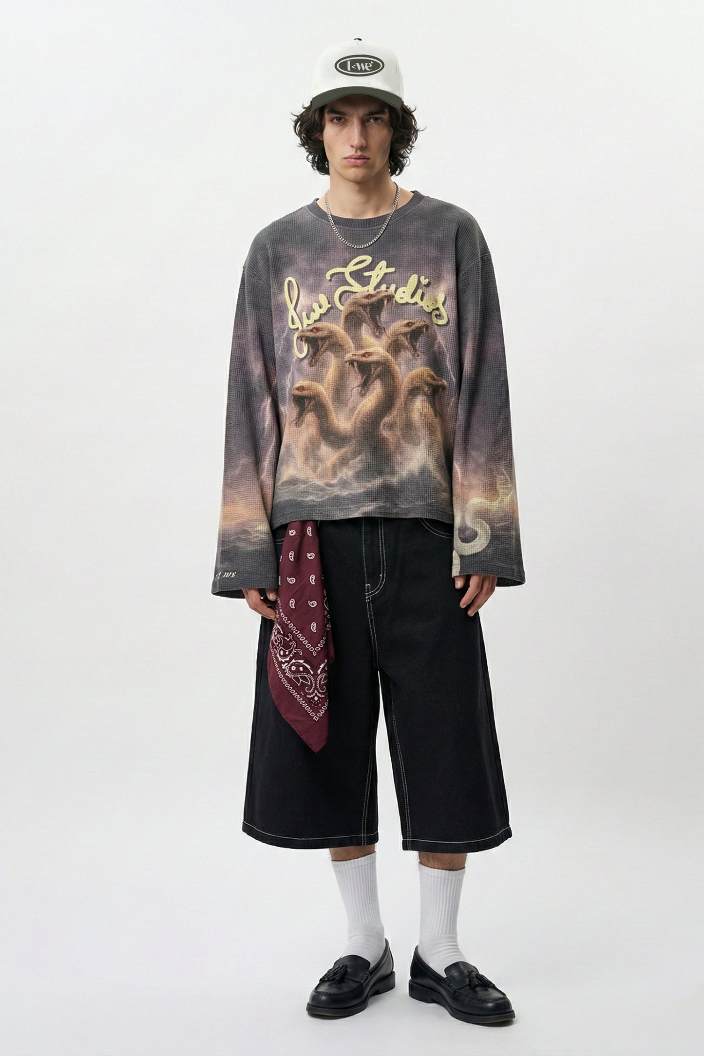 Stormbound Lilac Full Sleeve Waffle Tee