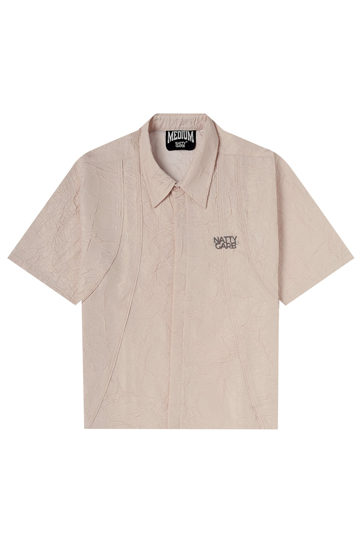 CRINKLED OFF-WHITE SHIRT