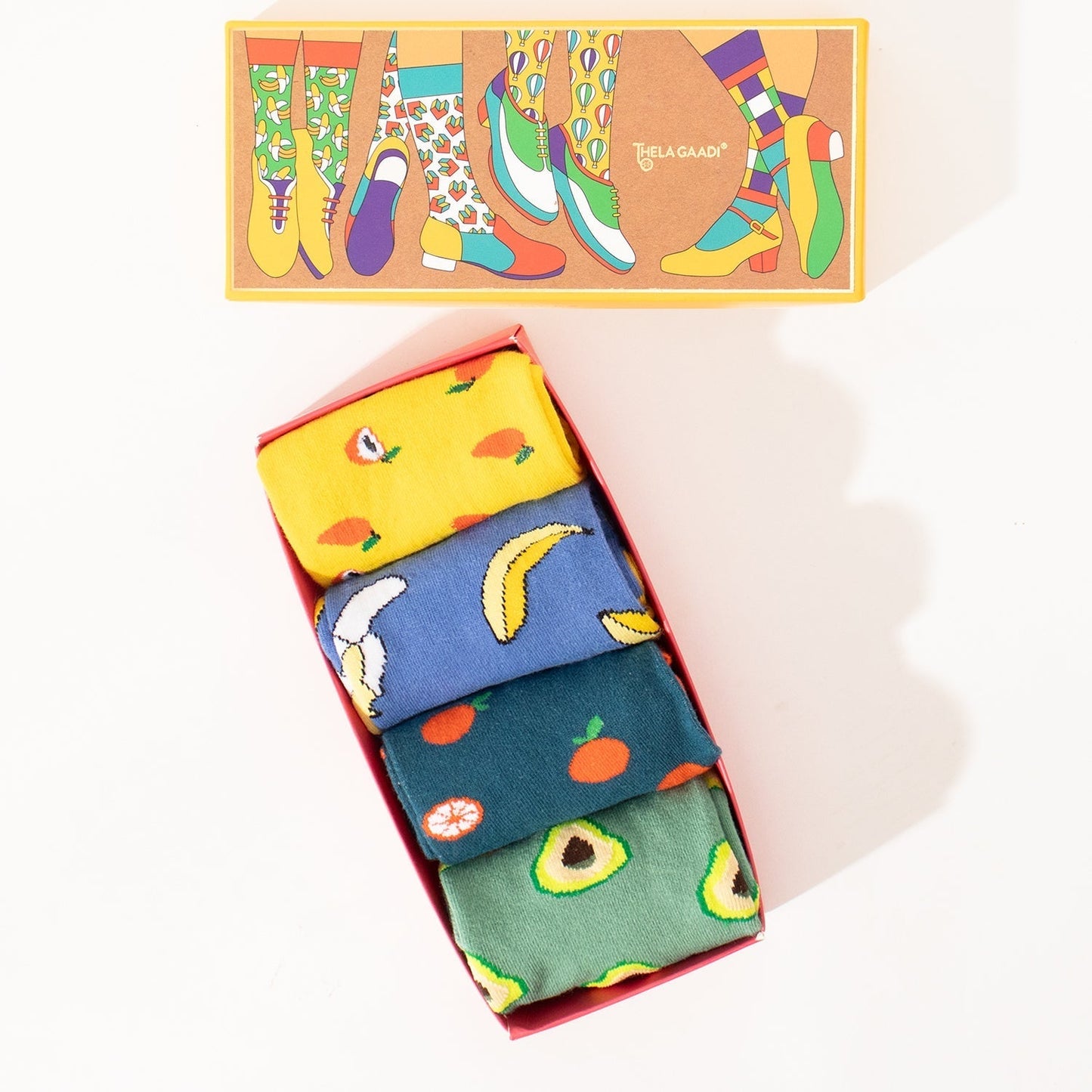 Funky Fruit Cart Socks