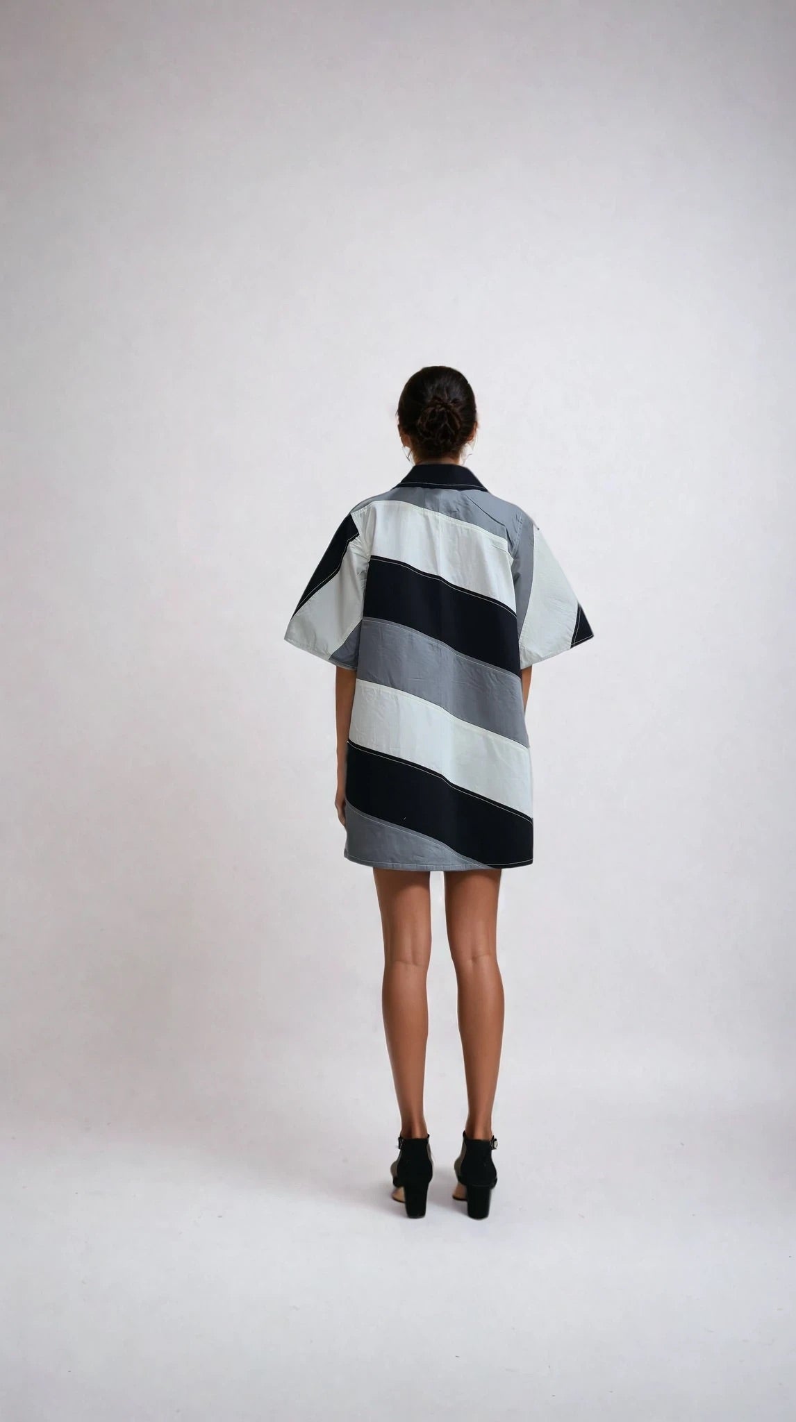 GREY TRIO DRESS