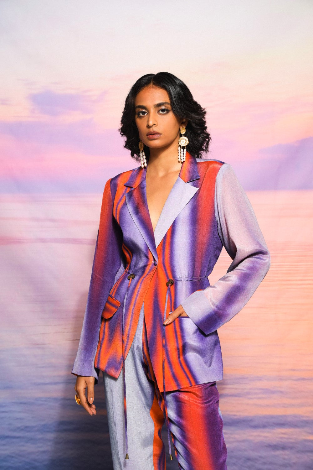 Saanjh Blazer Set
