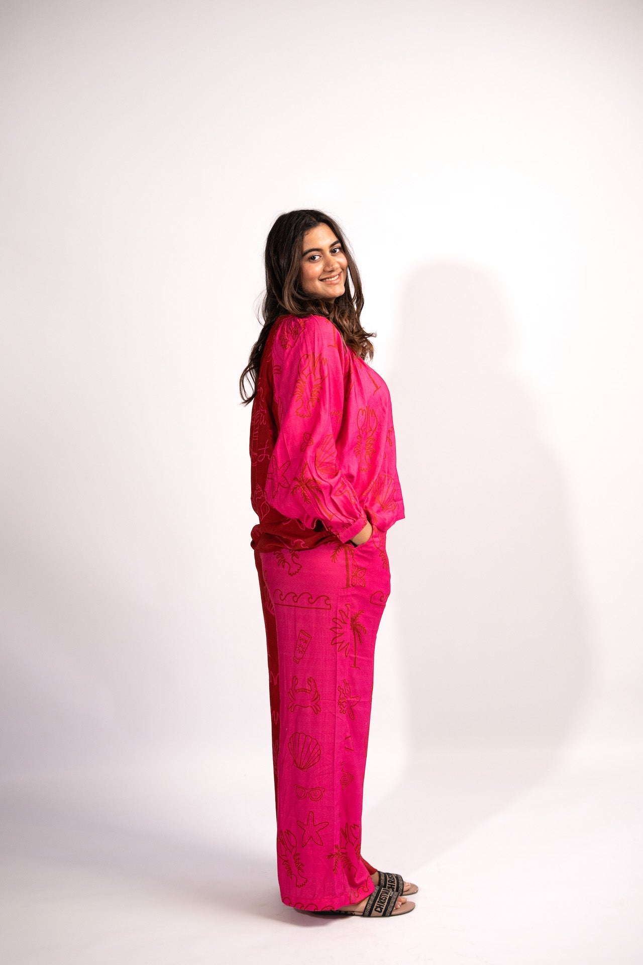 Spf balloon sleeve top + Pants