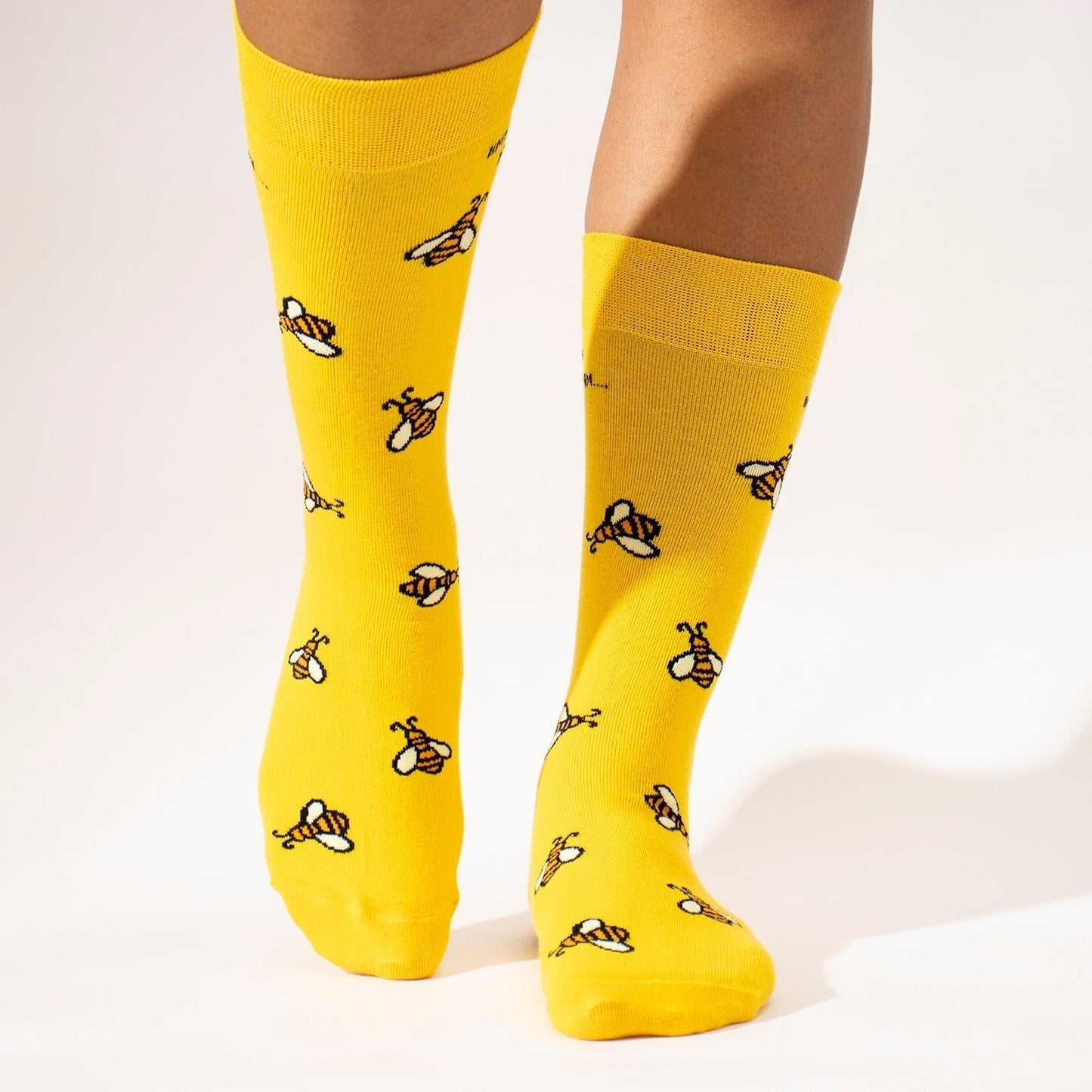 Honeybee & Don't Follow Me Crew Socks