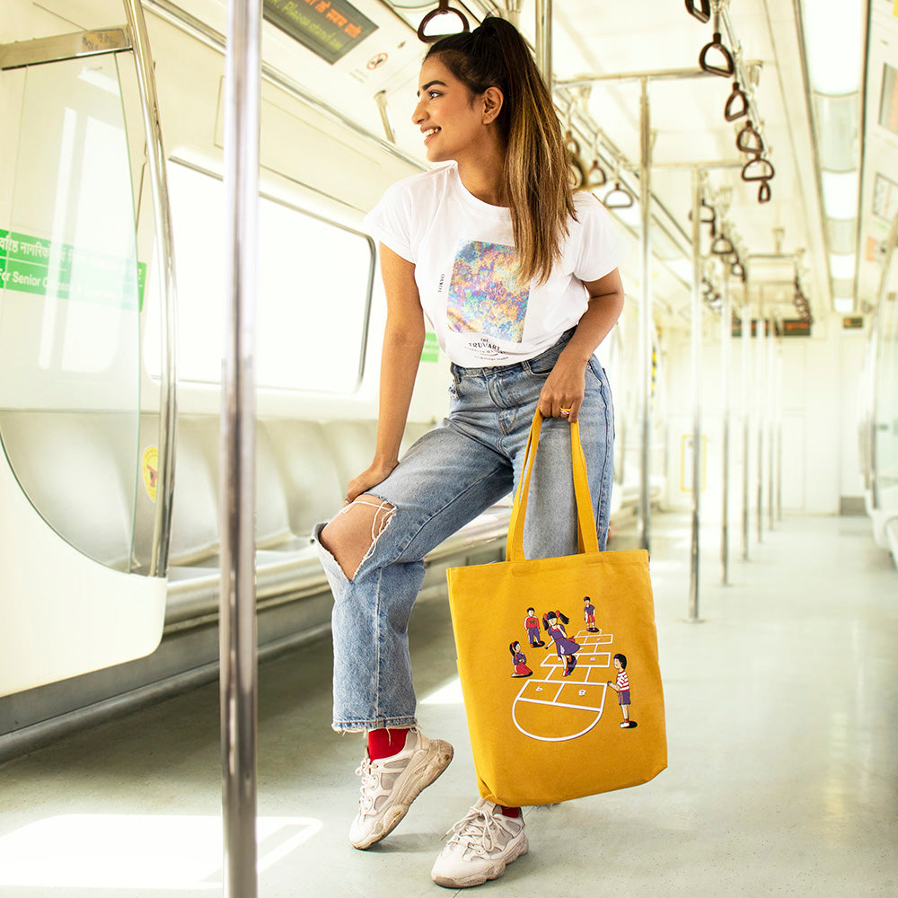 Hopscotch Tote Bag