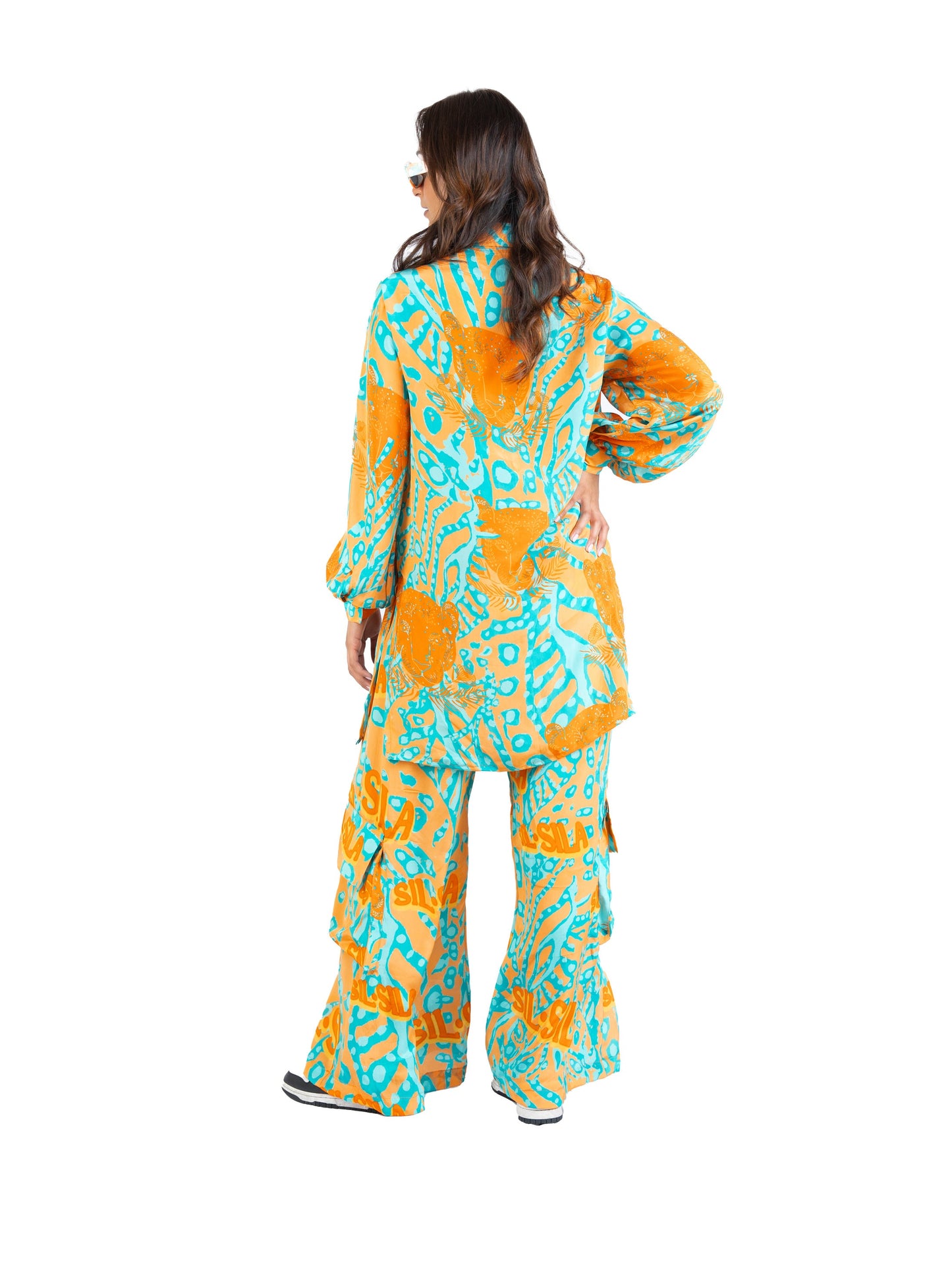 Orange Panther Co-Ord Goals