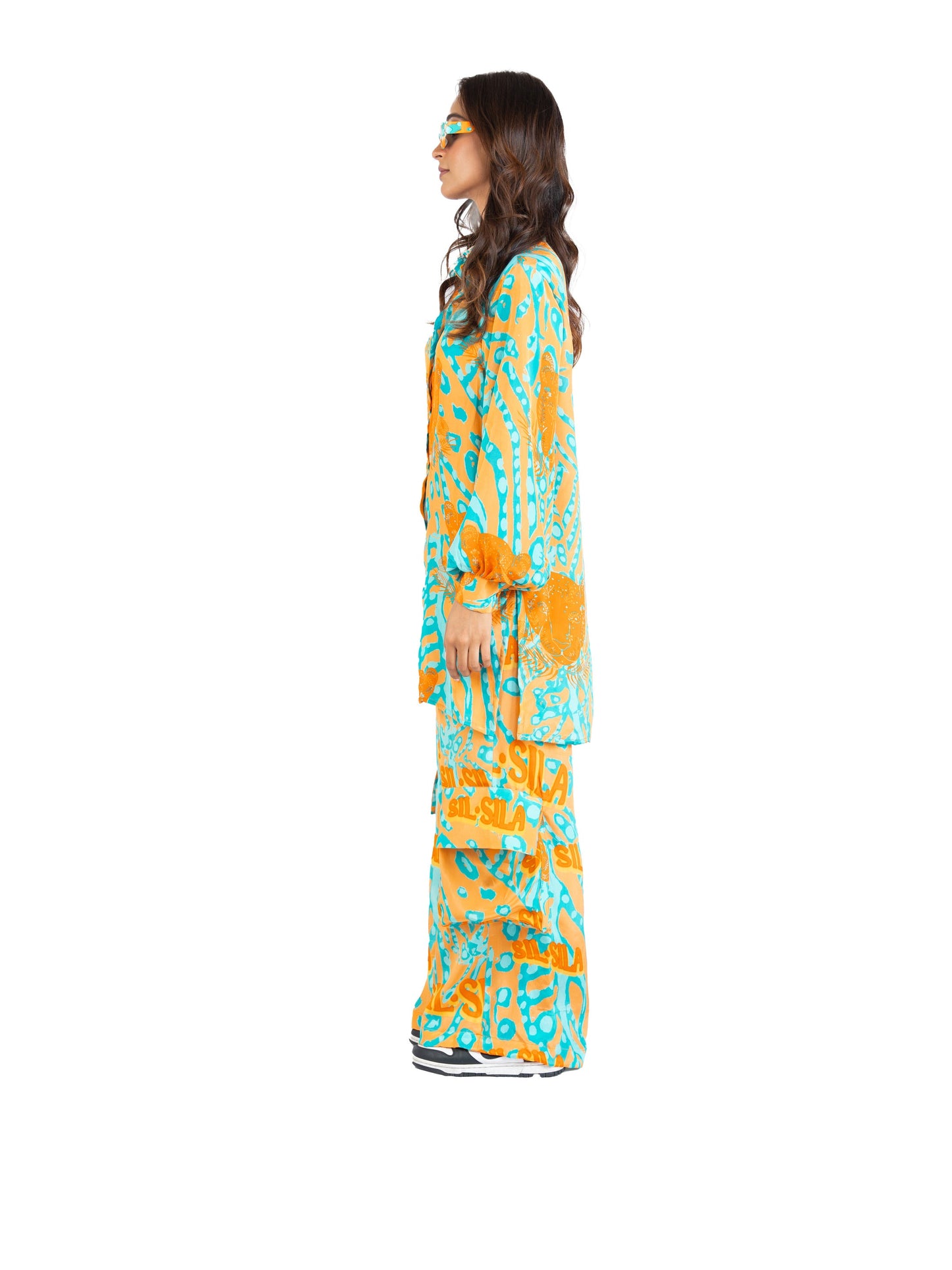 Orange Panther Co-Ord Goals