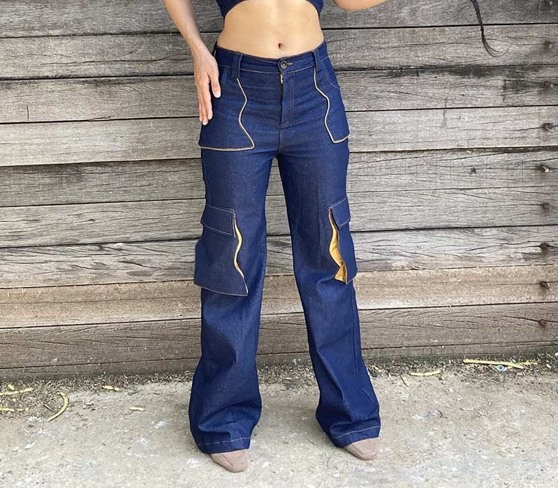 relax bra 2.0 denim set