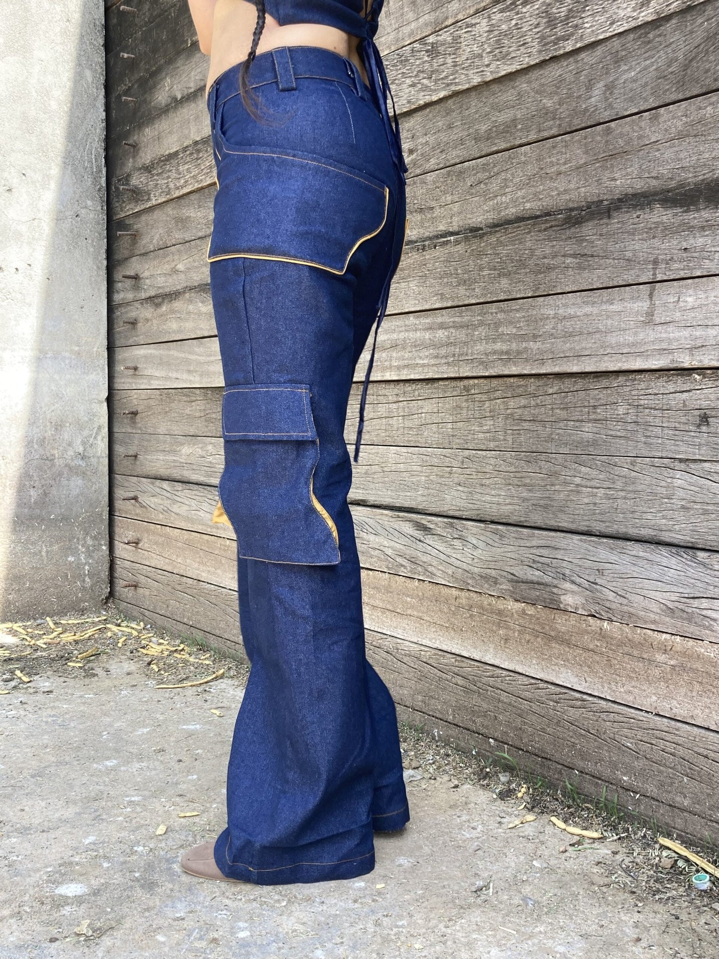 lines when high jeans