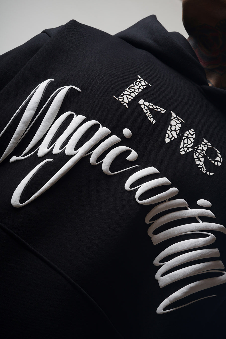 Magic Within Black Hoodie - Motivational Streetwear Hoodie