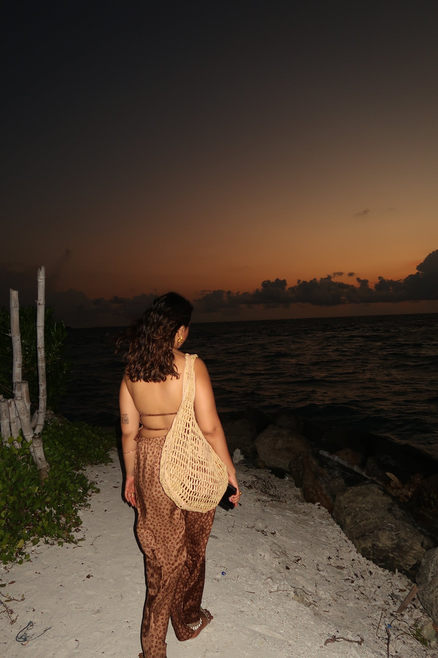 Safari backless top + pants