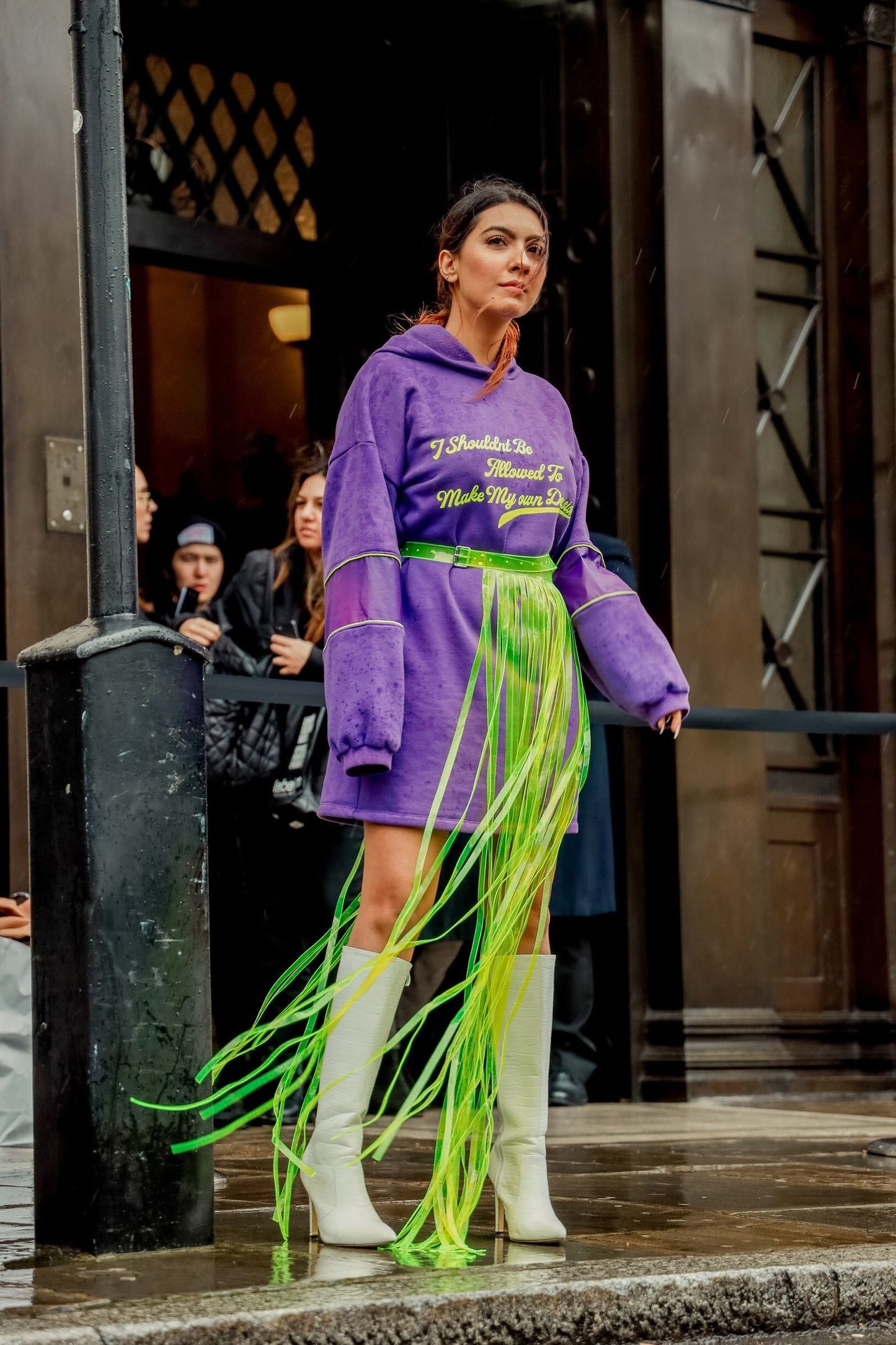 Fringe Belt in Neon