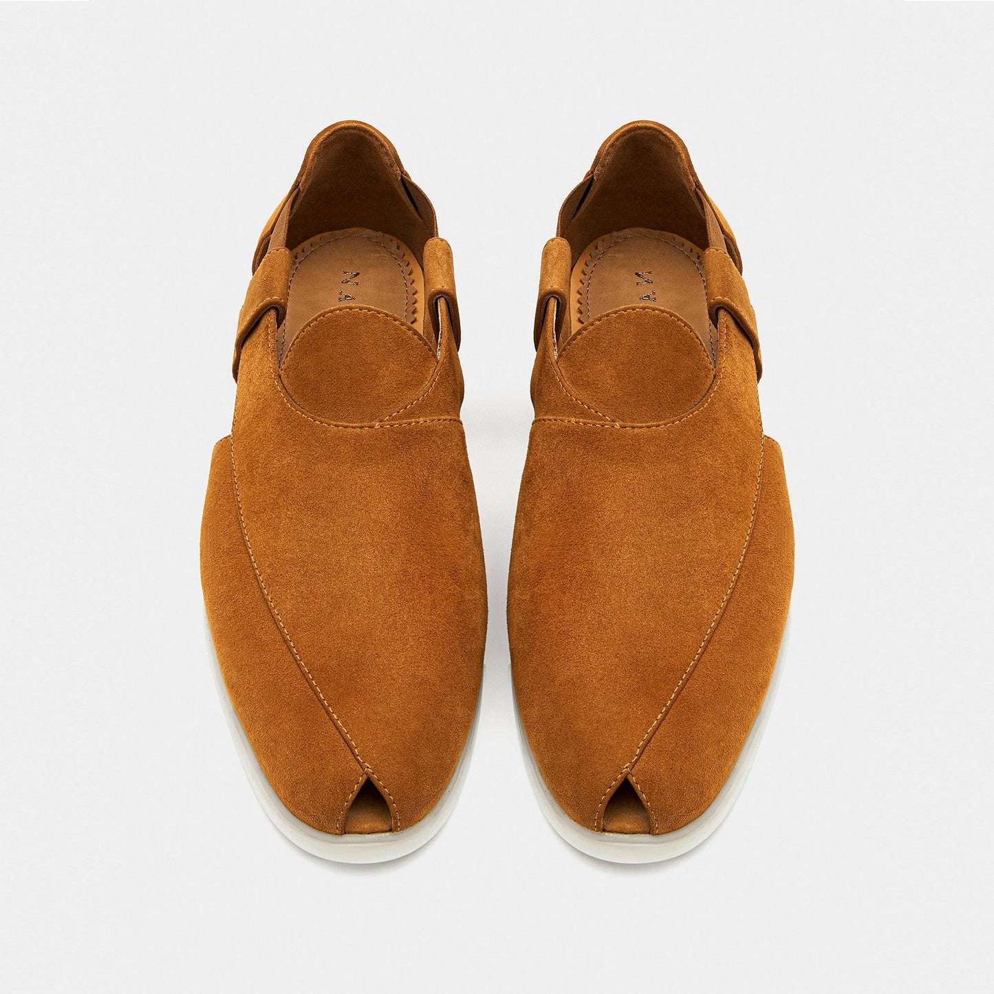 Summer Peshauri | Light Tan Suede