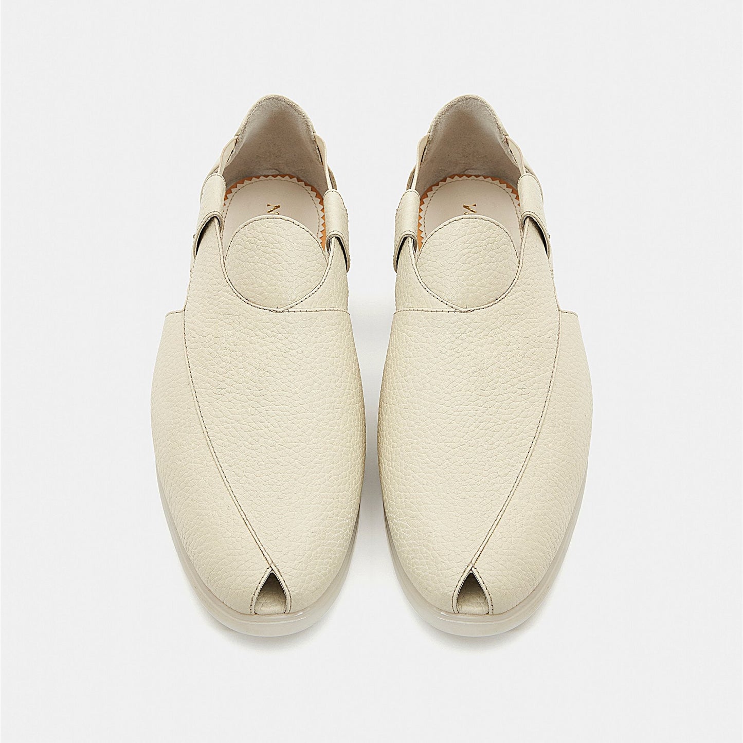 Summer Peshauri | Pearl White Leather