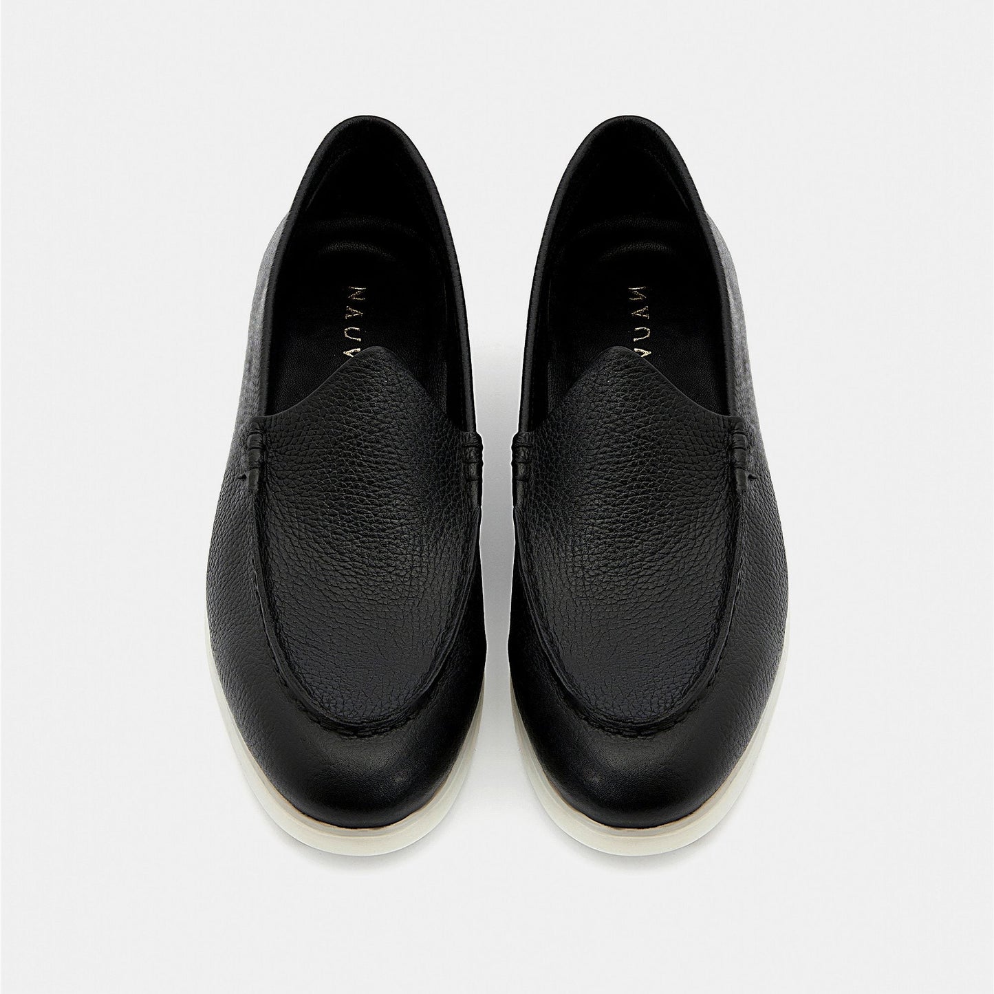 Nagra Loafer | Solid Black Leather