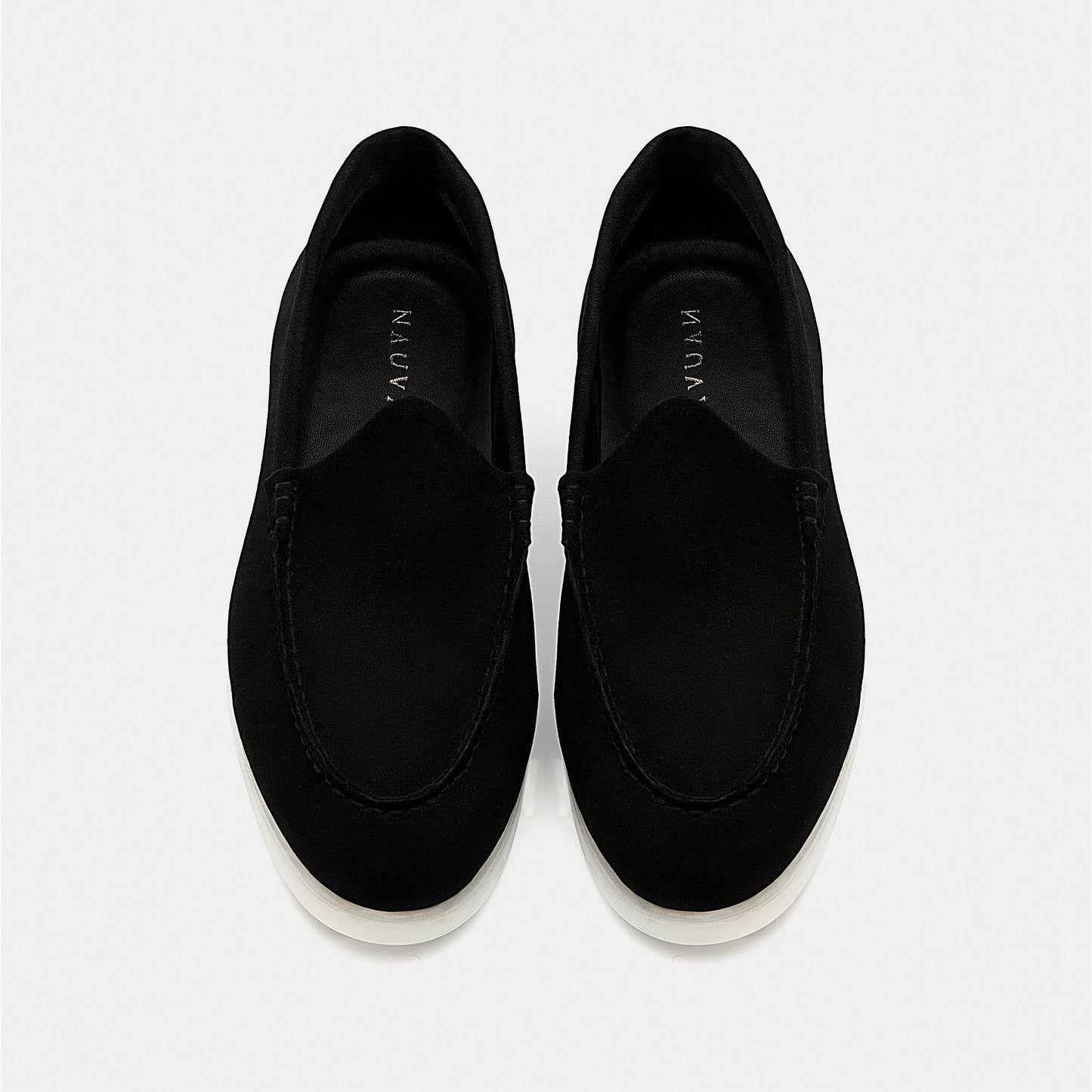 Nagra Loafer | Solid Black Suede