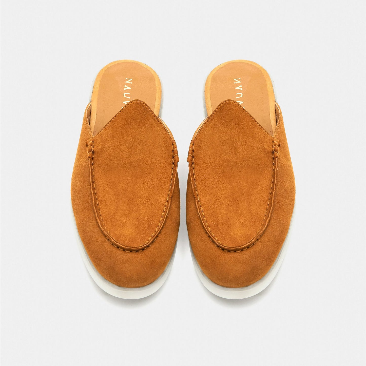 Nagra Mule | Light Tan Suede