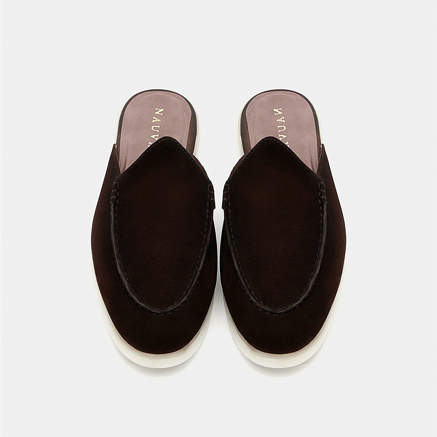 Nagra Mule | Dark Chocolate Suede