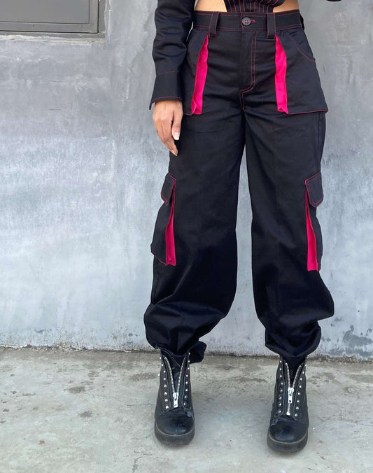space utility pants black