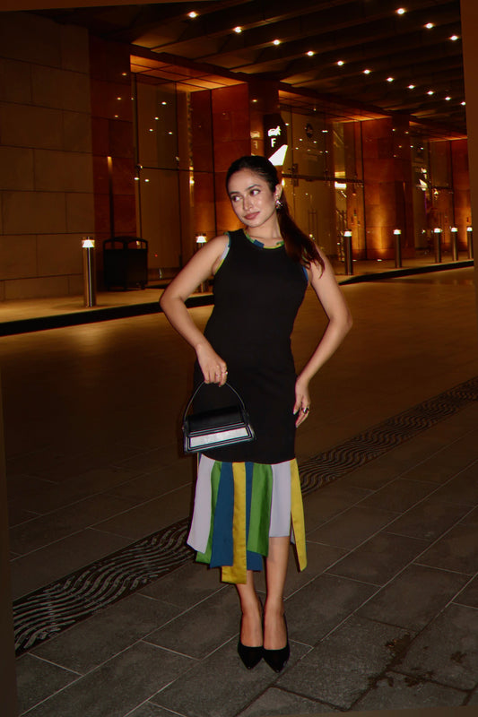 Shim Bodycon Midi Panel Dress