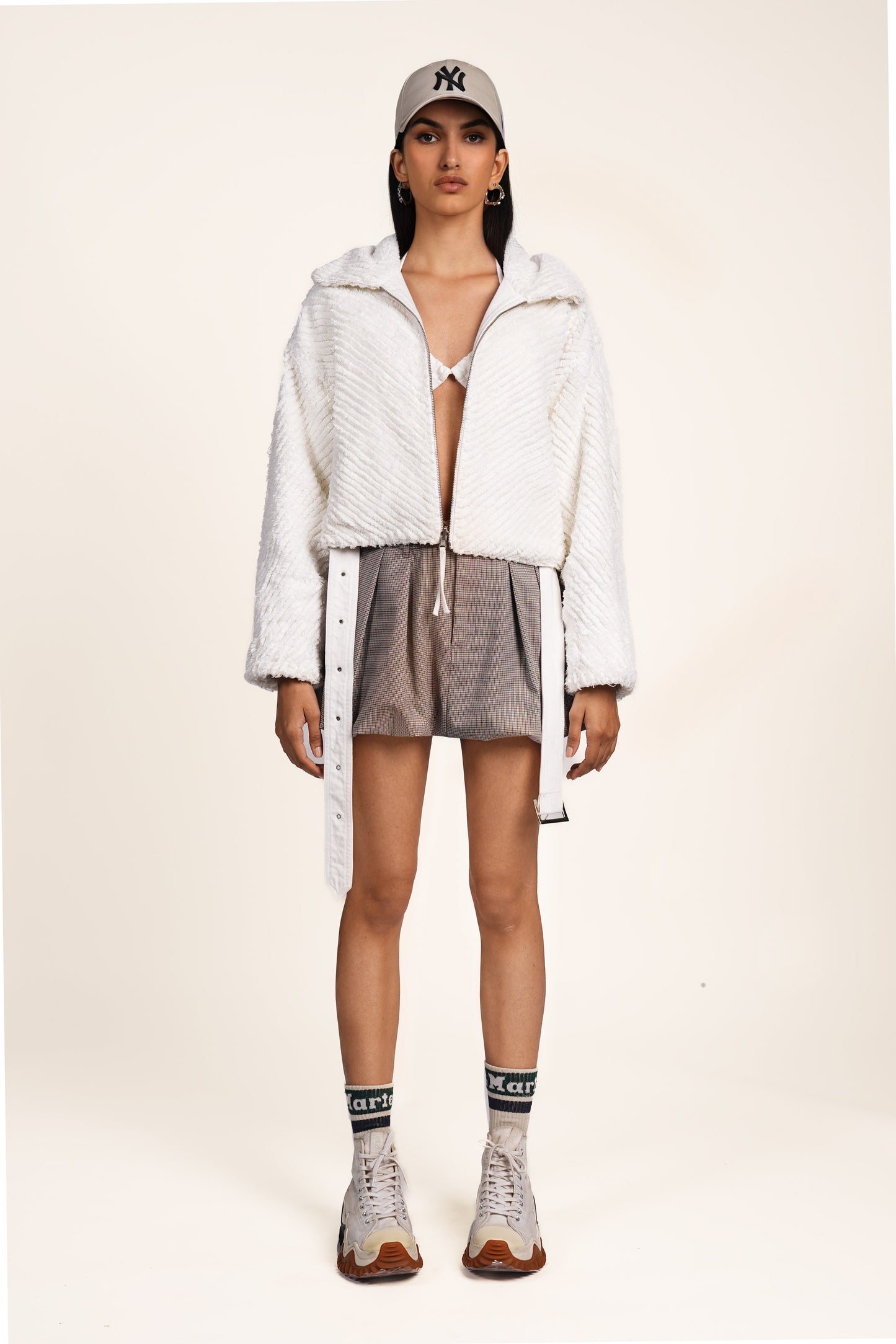 AVIATOR JACKET- WHITE