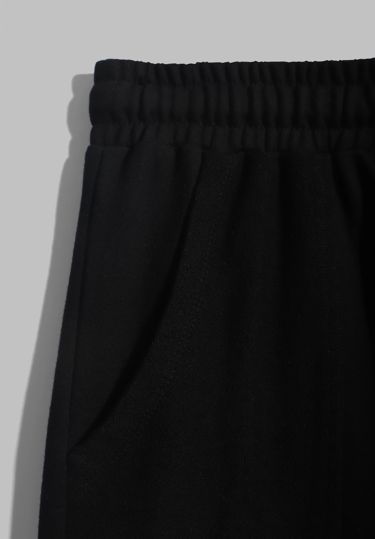 Jet Black "NECESSARY" Shorts.