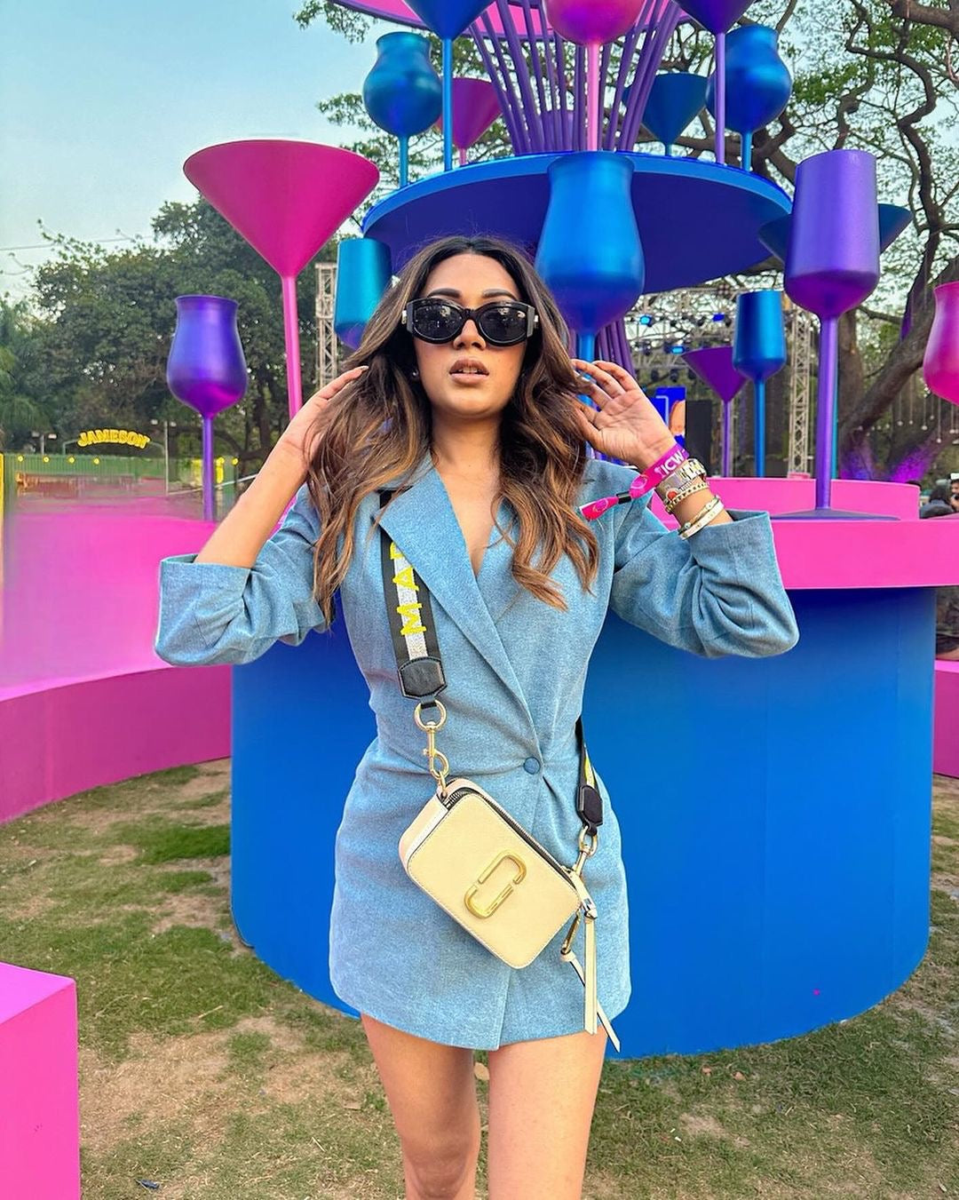 FACTORY DEAD-STOCK DENIM BLAZER DRESS