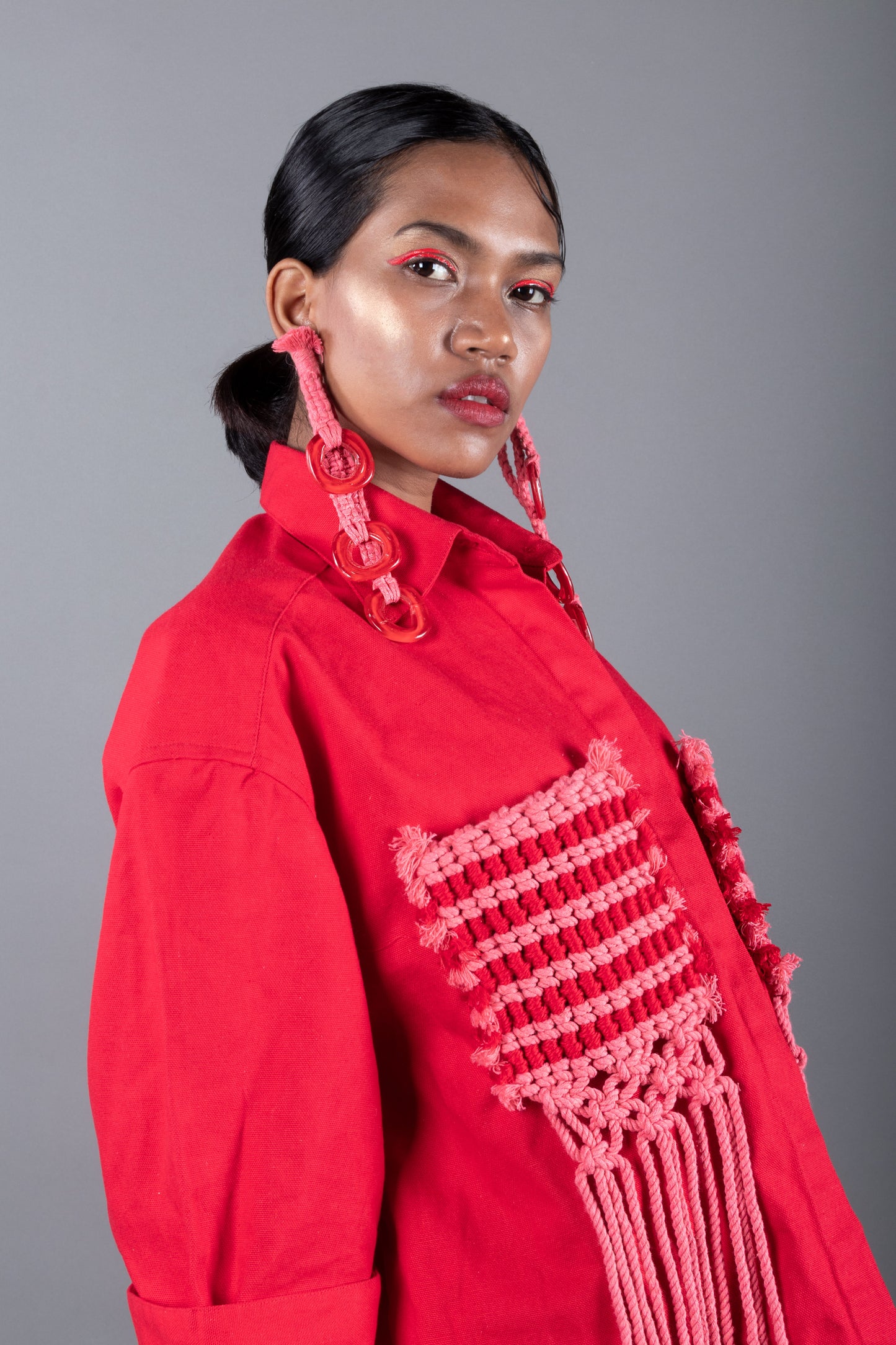 VOLCANIC ERUPTION DRESS