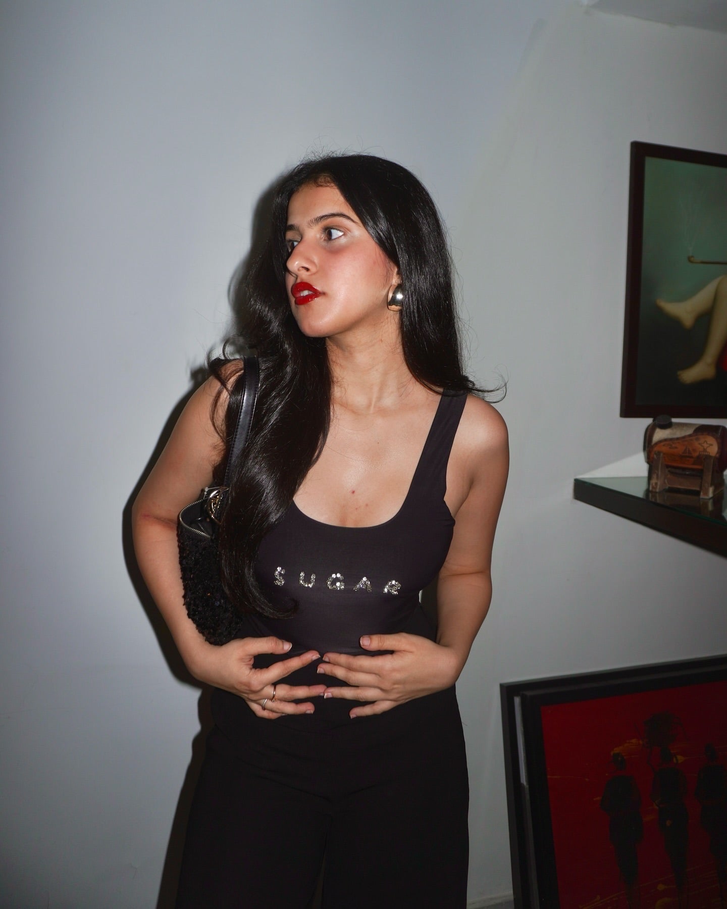 Taneesha mirwani  in Sugar bling top