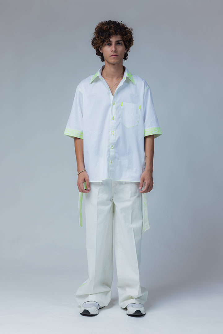 FLOWER FOR A LIT LADY JEANS (OFF-WHITE)