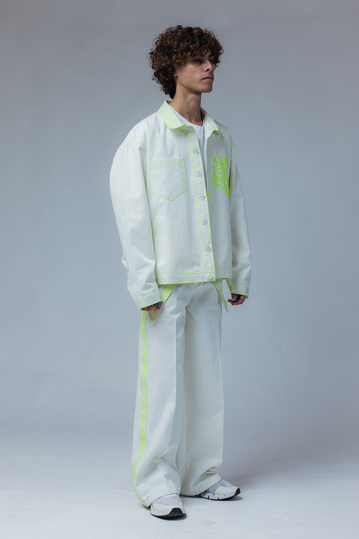 MAYAJAAL OFF-WHITE JACKET