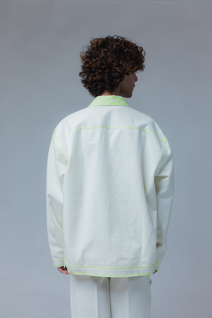 MAYAJAAL OFF-WHITE JACKET
