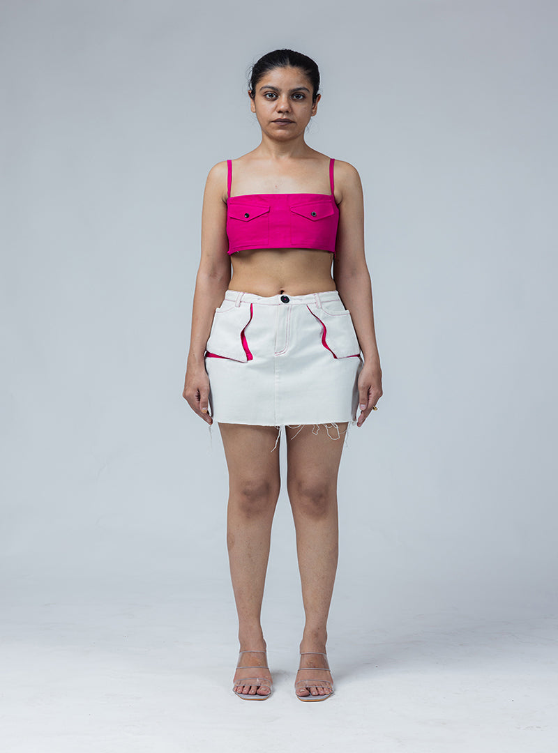 devil eye pocket top