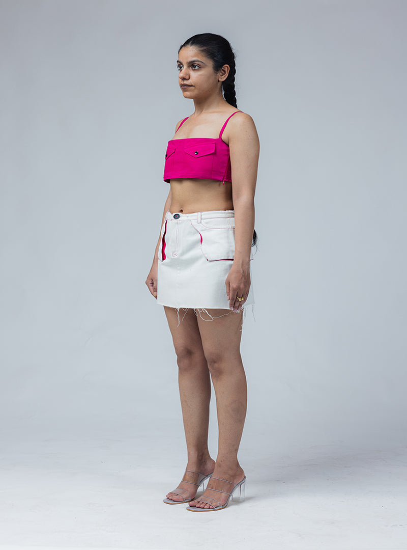 devil eye pocket top