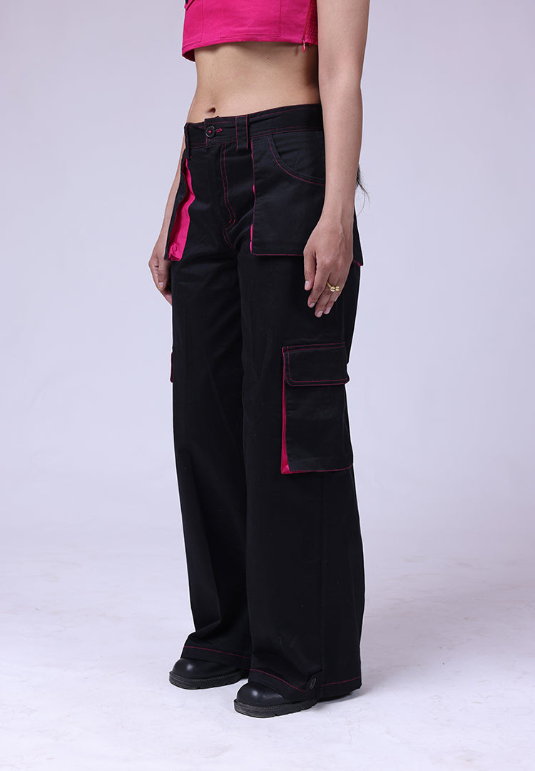 space utility pants black