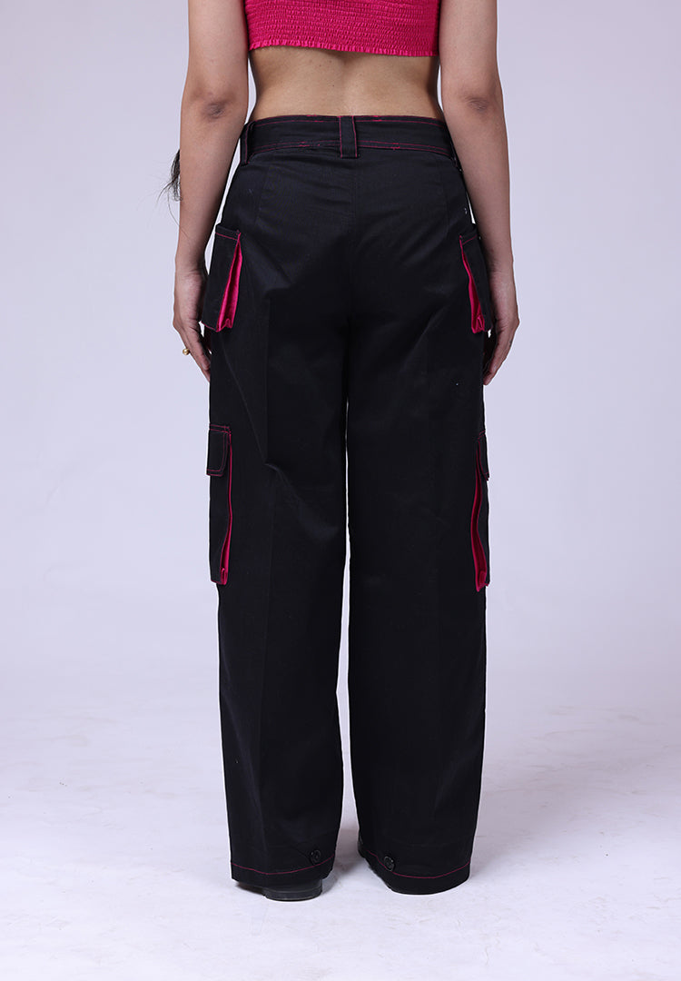 space utility pants black