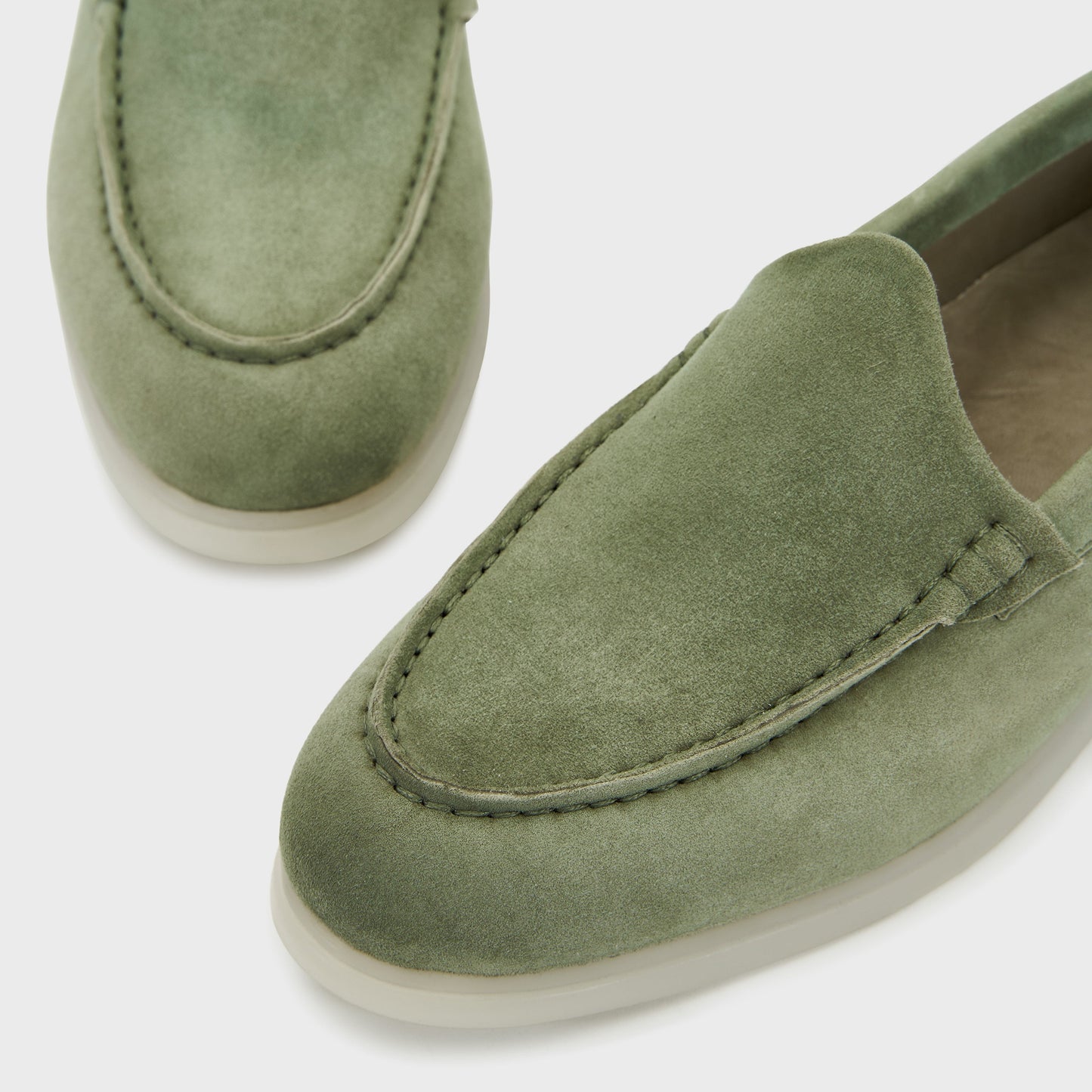 Nagra Loafer | Olive Suede