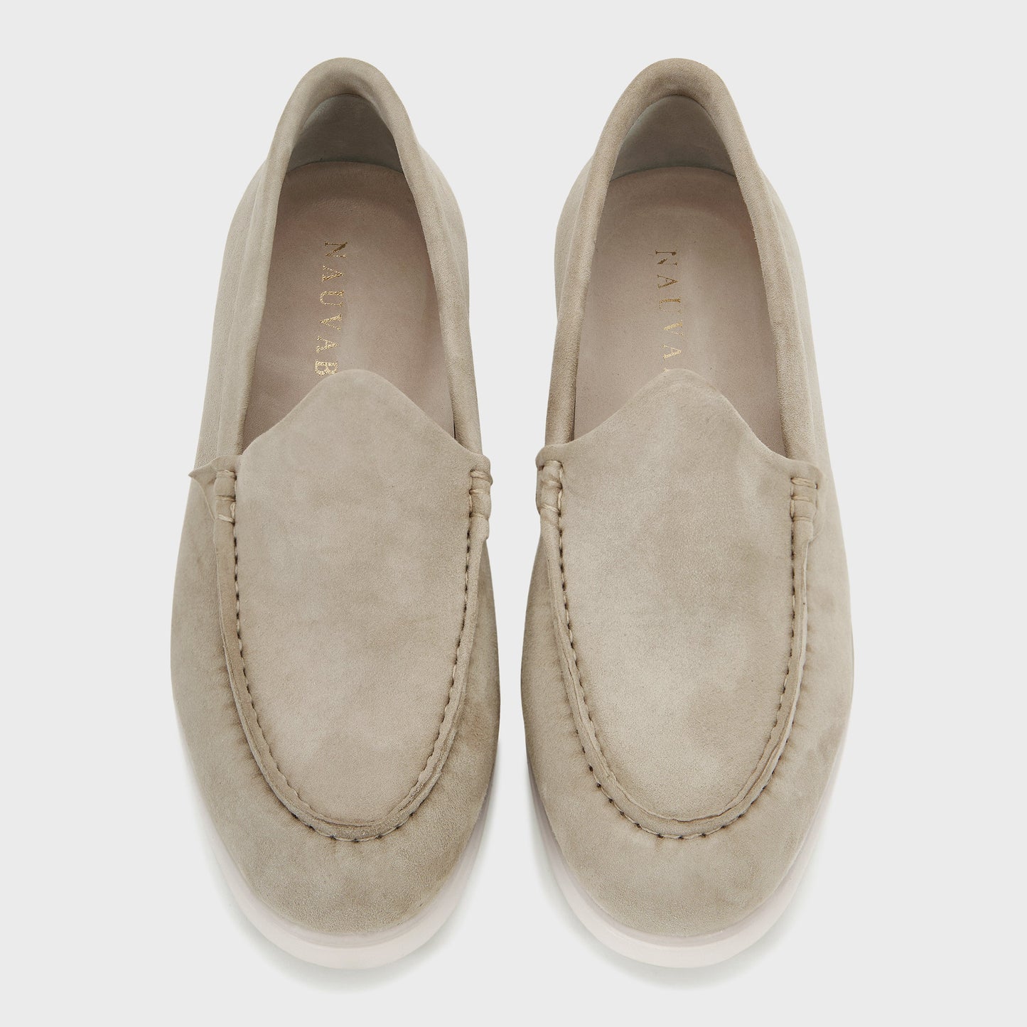 Nagra Loafer | Stone Suede