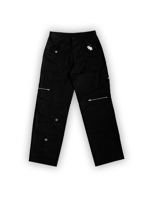 MISPLACED CARGO PANTS IN BLACK