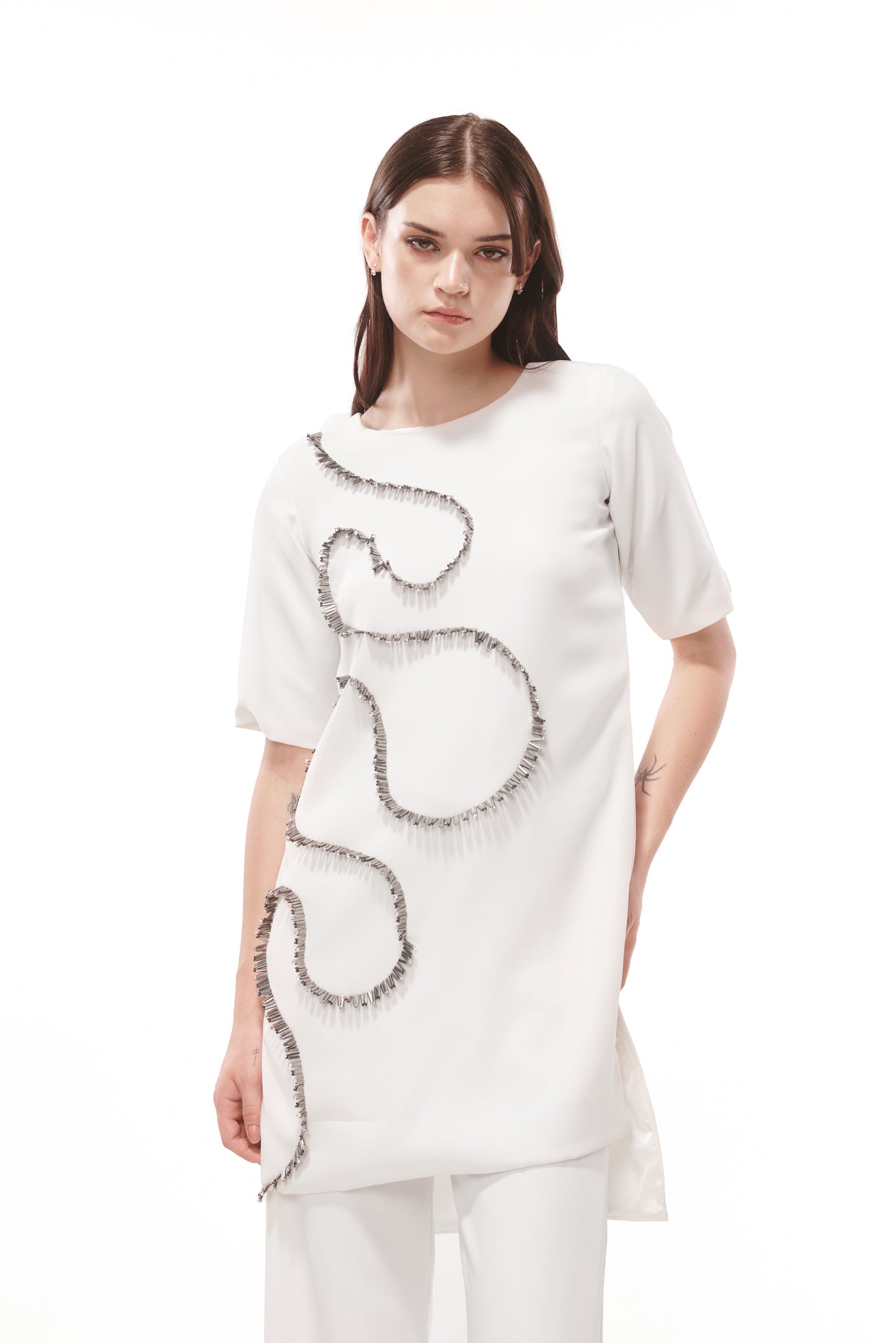 Beaded Long Top