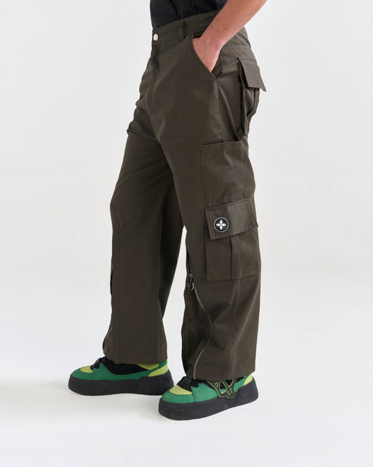 OCTA SLIDER PANTS - OLIVE