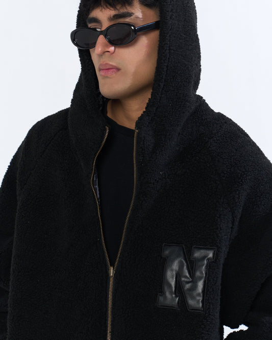 NG REVERSIBLE SHERPA JACKET (BLACK)