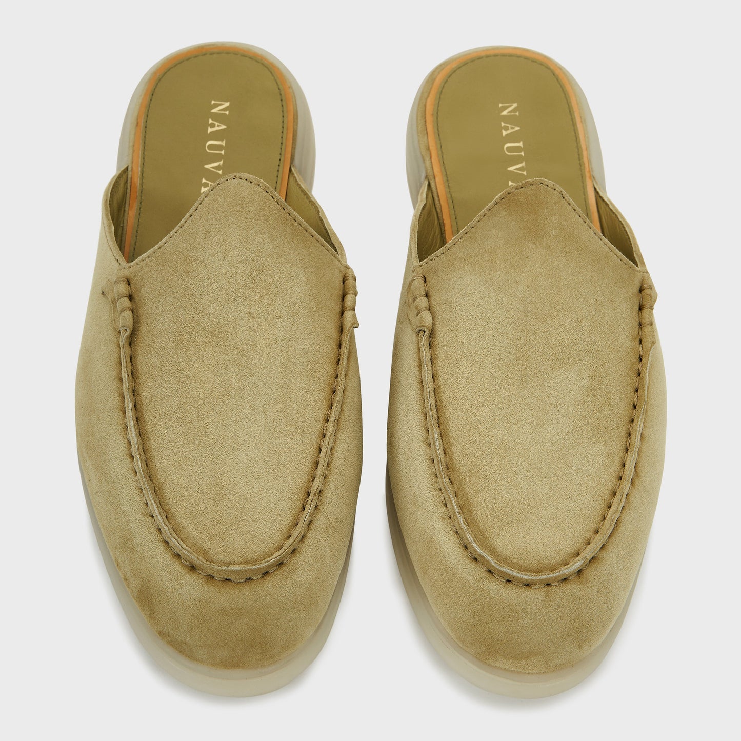 Nagra Mule | Sage Green Suede