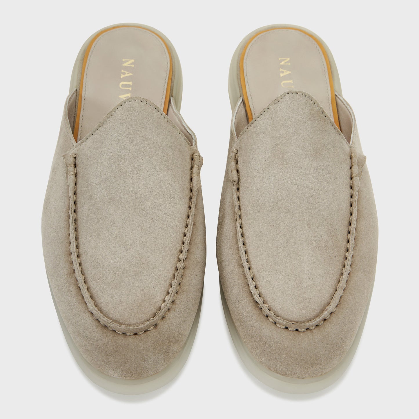 Nagra Mule | Stone Suede